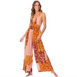 NWT* MAAJI Botanic Engraving Allegra Beachwear Jumpsuit, Medium